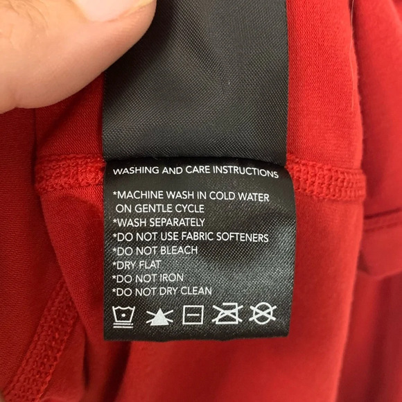 Paradox 1/4  Zip Dri Release Fresh Guard Top Womens XL Ruched Red Merino Blend - Picture 9 of 11